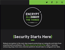 Tablet Screenshot of encryptallthethings.net